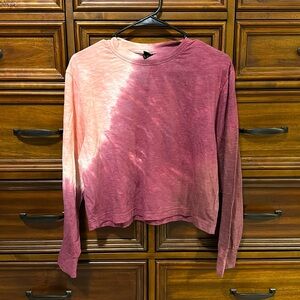 Long sleeve tie dye